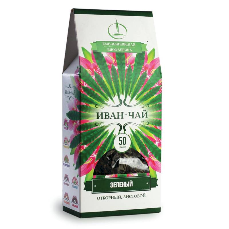 Иван-чай зеленый листовой 50г