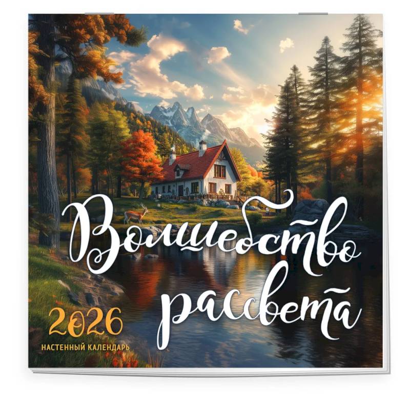 Волшебство рассвета. Календарь настенный на 2026 год (300х300 мм)