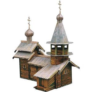 Часовня Михаила Архангела. Сборная модель без ножниц и клея.