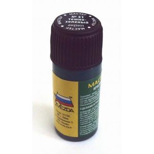 Краска темно-зеленая (мастер акрил)