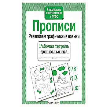 Прописи. Развиваем графические навыки. Рабочая тетрадь