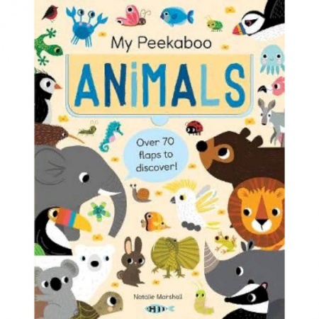 Литература на иностранном языке для детей, книга My Peekaboo Animals купить по скидке