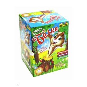 Игра семейная настольная 'CRAZY БЕЛКА' (Ф70000)