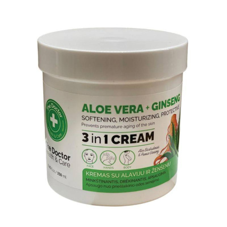 The Doctor Универсальный крем 3 in 1 Алоэ Вера & Женьшень, 250 мл